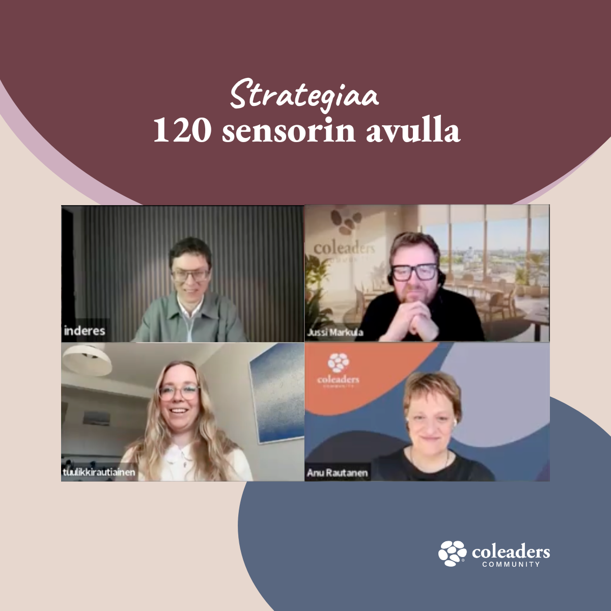 Yhteisöohjautuva strategiatyö: Webinaari / Inderes Oyj